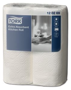 TORK® 120269 Küchenrollen Premium 2-lagig weiß - 24 Rollen