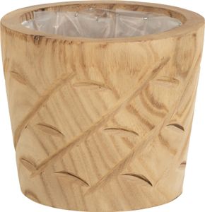 Drevená keška so zárezmi Natural Medium