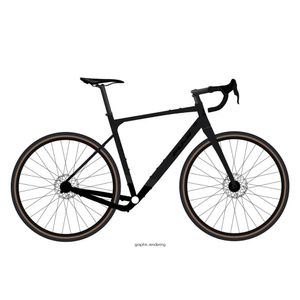 Fuji Jari 1.1 Gravelbike 28 Zoll Gravel Bike Damen und Herren ab 155 cm Road Bike Graveler Bike Cyclocross Fahrrad 22 Gang Shimano GRX, Farbe:matte black, Rahmengröße:54 cm