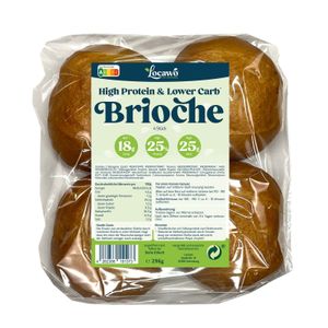 Locawo High Protein & Low Carb* Brioche Brötchen | Burger Bun 296g