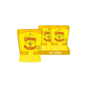 Colman's Original englischer Senf, English Mustard fein gemahlen in der Tube (2 Stück (2 x 150g))