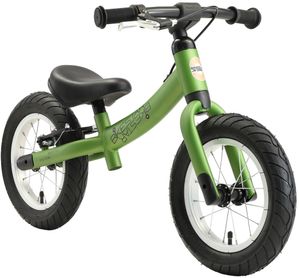 BIKESTAR Mitwachsendes Kinder Laufrad ab 3 - 4 Jahre, 12 Zoll Sport Lauflernrad, Grün