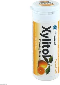 Miradent Xylitol Žuvačky Ovocie 30 ks