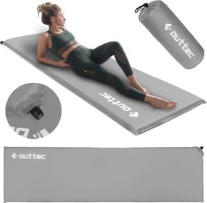 Outtec® Samonafukovací matrac, nafukovací matrac, karimatka na spanie - 180x53 cm - ultraľahký, vodotesný nafukovací matrac, nafukovacia posteľ na kempovanie v prírode