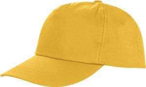 Result Headwear Uni Klassische Cap 5 Panel Polyester Kappe RC080X Gelb Yellow One Size