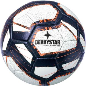 DERBYSTAR Miniball Street Soccer Fußball weiß/blau/orange 47 cm