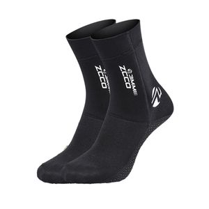 Neopren-Wasserflossen-Socken Tauchen Neoprenanzüge Socke für Damen Herren, Thermische Strandsocke Anti Rutsch Flexibel zum Surfen Kajak Segeln Tauchen Farbe Schwarz XL