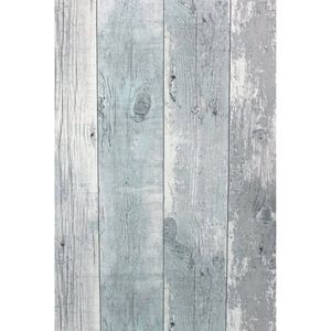 Noordwand Topchic Tapete Wooden Planks Grau und Blau