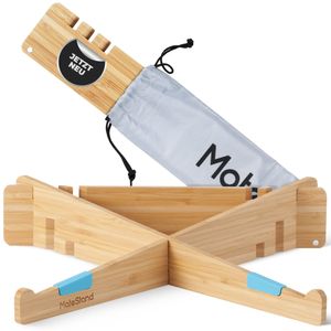 MateStand Laptop Ständer Holz - Bambus Höhenverstellbar bis - Akzeptabel
