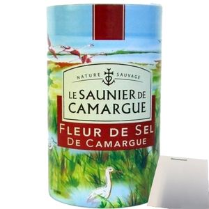 La Saunier de Camargue Fleur de SelLa Saunier de Camargue Meersalz (1kg Dose) + usy Block