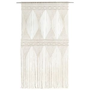 【TOP 2021】 Makramee Vorhang"Klassische Style"Verdunklungsgardine Türvorhang für Wohnzimmer 140x240 cm Baumwolle Möbel vom Hersteller Cloris
