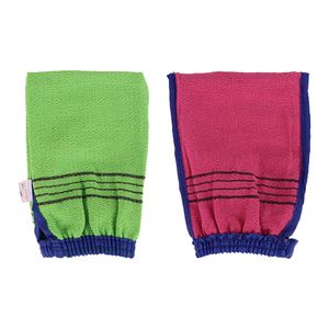 Peeling-Waschlappen, koreanischer Peeling-Handschuh, buntes koreanisches Peeling-Tuch zum Entfernen von Trockenheit, 16 * 12 cm