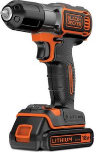 Black & Decker Black+Decker AutoSense Akku-Bohrschrauber, Bohrmaschine (18V 1.5Ah, mit automatischer Drehmomenteinstellung, inklusive Akku und 90min-Schnellladegerät, LED-Arbeitslicht, Doppelbit) ASD18K Black & Decker Black+Decker AutoSense Akku-Bohrschrauber, Bohrmaschine (18V 1.5Ah, mit automatischer Drehmomenteinstellung, inklusive Akku und 90min-Schnellladegerät, LED-Arbeitslicht, Doppelbit) ASD18K