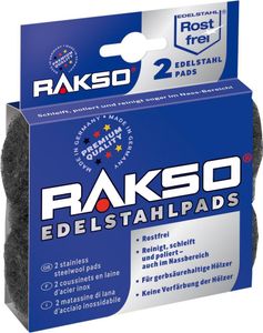 1 Füllgewicht 200g RAKSO Stahlwolle Schleifwolle Wolle Metallwolle Nr 