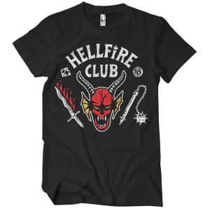 Stranger Things T-Shirt - Hellfire Club (schwarz) XXL