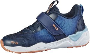 Lurchi Leif YK-ID, Jungen Synthetik Sneakers in blau, mittlere Weite, herausnehmbares Fußbett