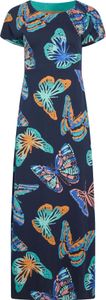 Weird Fish - "Mirren" Maxikleid für Damen WF416 (42 DE) (Dunkelblau)