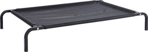 lionto Hundeliege Outdoor erhöht, 114x76 cm, schwarz