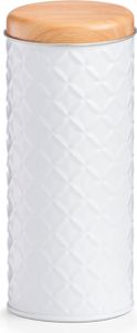 Zeller Dose "Scandi", Metall, weiß, 680 ml, Ø7,5 x 18 cm