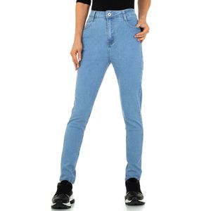 Ital-Design Damen Jeans Skinny Jeans Blau Gr.42
