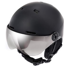 meteor FALVEN Skihelm Snowboardhelm Snowboard Helm Ski Helmet mit Visier schwarz