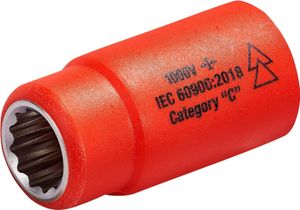 Izolovaný nástrčný kľúč ITL, 1/2in Drive TK13764 (17 mm) (viacfarebný)