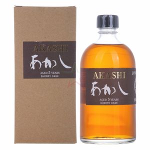 White Oak AKASHI 5 Years Old Single Malt Whisky SHERRY CASK in Geschenkbox 50 %  0,50 lt.