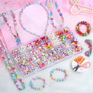 32 Arten Perlen Für Mädchen Spielzeug Kinder Armband Kette Schmuck DIY Macht Set