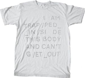 Radiohead - Tričko "Trapped" pre mužov/dámy Uni RO3893 (M) (White)