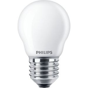 Philips LED Lampe ersetzt 60W, E27 Tropfenform P45, weiß, warmweiß, 806 Lumen, nicht dimmbar, 1er Pack [Gebraucht - ]