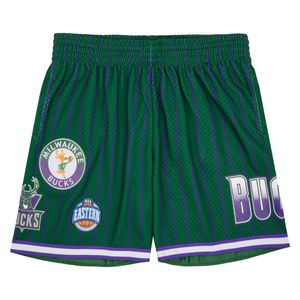 M&N Milwaukee Bucks City Collection Basketball Shorts - M