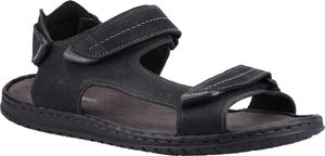 Hush Puppies - Herren Sandalen "Neville", Leder FS9794 (45 EU) (Schwarz)