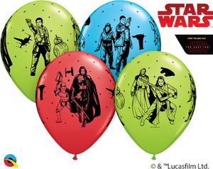 10 Luftballons Star Wars Die letzten Jedi 26cm