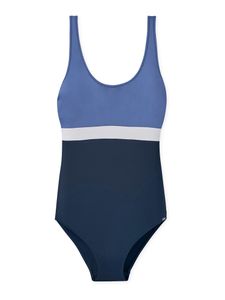 Schiesser Bade-Anzug Schwimmen bauchweg Ocean Swim nachtblau 40