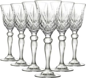 RCR Crystal Melodia Likörgläser – 50 ml – 6 Stück