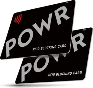 (2-pak) Ochrona kart RFID, karty blokujące sygnał, ochrona płatności zbliżeniowych dla portfela lub torebki