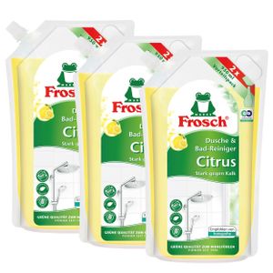 Frosch Dusche & Bad Reiniger Citus 950ml Nachfüller - Gegen Kalk (3er Pack)