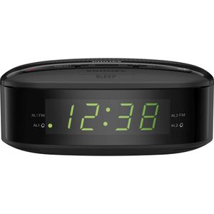 Philips R3205 Radio-Wecker UKW Digital Zwei Alarme Sleep-Timer Schwarz