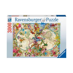 Weltkarte mit Schmetterlingen Ravensburger 17117