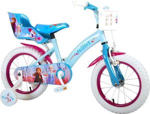 14 Zoll Kinder Mädchen Fahrrad Mädchenfahrrad Kinderfahrrad Mädchenrad Rad Bike Rücktritt Rücktrittbremse Disney Frozen die Eiskönigin Elsa Volare 91450-CH