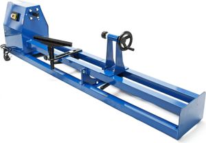 Wiltec Drechselbank 400 W mit verstellbarem Reitbock, Drechselmaschine mit Planscheibe u. Sicherheitsschalter, Drehbank für Holz bis 1000 mm Länge