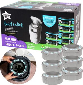 TOMMEE TIPPEE vložka do koše na pleny, 6 balení