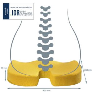 Vankúš na sedenie Leitz Cosy teplý žltý
