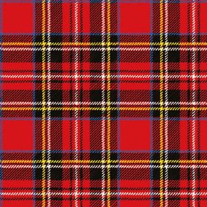 20 Servietten Schottisches Karo rot als Tischdeko für alle Feierlichkeiten  33cm
