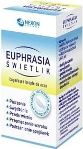 Euphrasia Świetlik, Łagodzace Krople do oczu, 10 ml