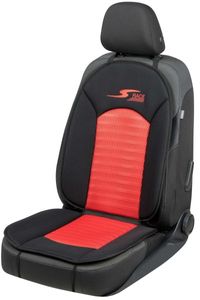 komfortable Universal Polyester Auto Sitzauflage S-Race rot, 12 mm Schaumstoff Polsterung, waschbar, PKW Sitzaufleger