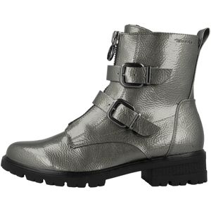 Tamaris Damen Stiefeletten Combat Boots 1-25414-27, Größe:41 EU, Farbe:Grau