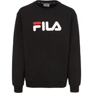 FILA Unisex Teens VIOLO Logo Crew Sweat Sweat, Czarny, 146