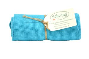 Solwang Handtücher '1 Stück gestricktes Handtuch' Turquoise