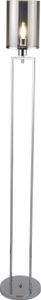 Stehleuchte, Chrom, H 144 cm, CATALINA